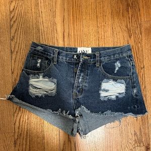 ONE TEASPOON Jean Shorts